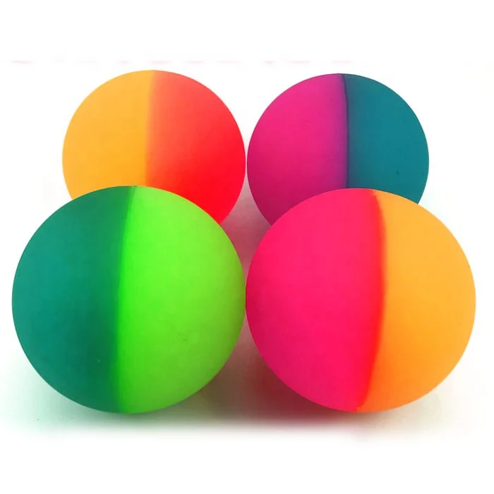 New Funny Bouncing High Elasticity Bounce Multi Colors Balls Super