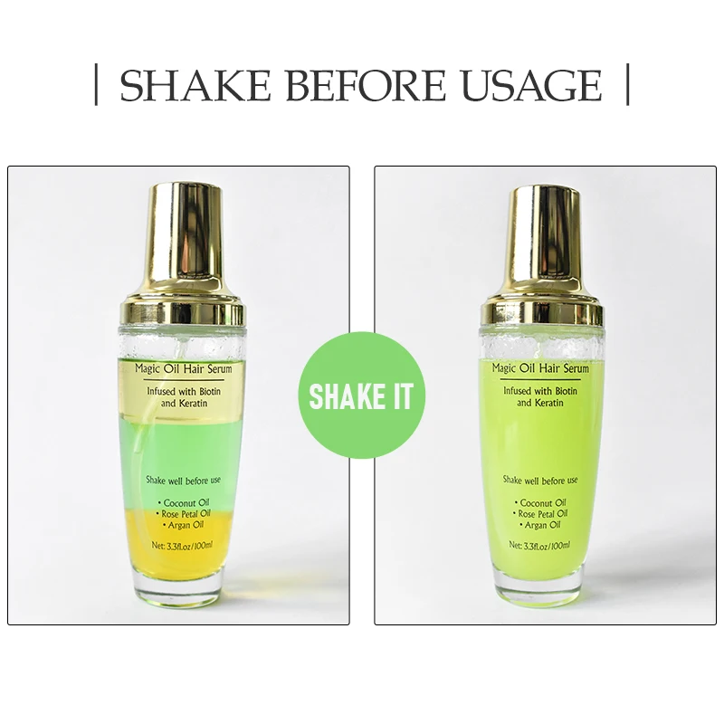 Оптовая продажа натуральное аргановое трио масло волшебное масло для волос сыворотка питательный ремонт поврежденные волосы роскошное масло для волос