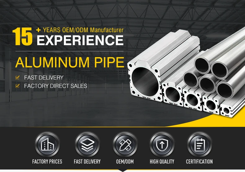 Aluminium Pneumatic Cylinder Body Parts Pneumatic Cylinder Barrel