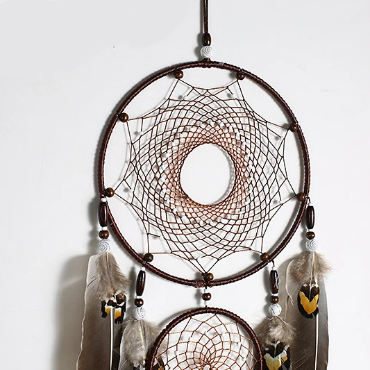 Acchiappasogni in macramè Boho Home Decor Luna Decorazione Ramadan Macrame Appeso a parete Decorazione della stanza nordica del bambino per la cameretta dei bambini  15