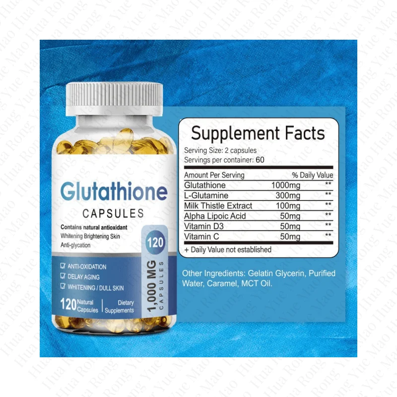 gélules glutathion Glutathione Whitening l Glutathione Soft Capsule Glutathione Collagen  Vitamine C Complex Softgel With Fast Effects