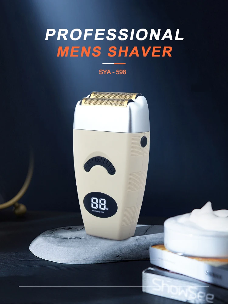 Reciprocating Floating Blades Cordless Men Shaver Usb Portable Waterproof Rechargeable Electric