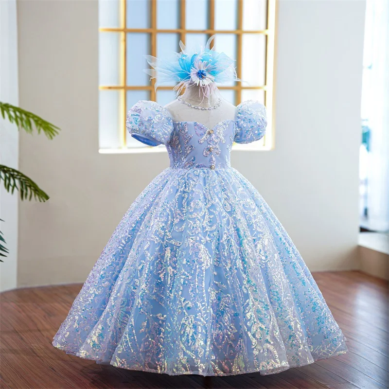 open lace back dress A Beautiful Princess Once ... Purple / 6M