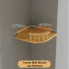 Plateforme pour chat à fixer au mur, pour coin