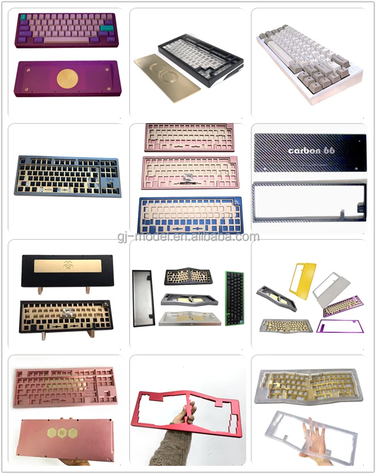 Custom Cnc Mechanical Brass Aluminum 6061 6063 Keyboard Case Anodized E