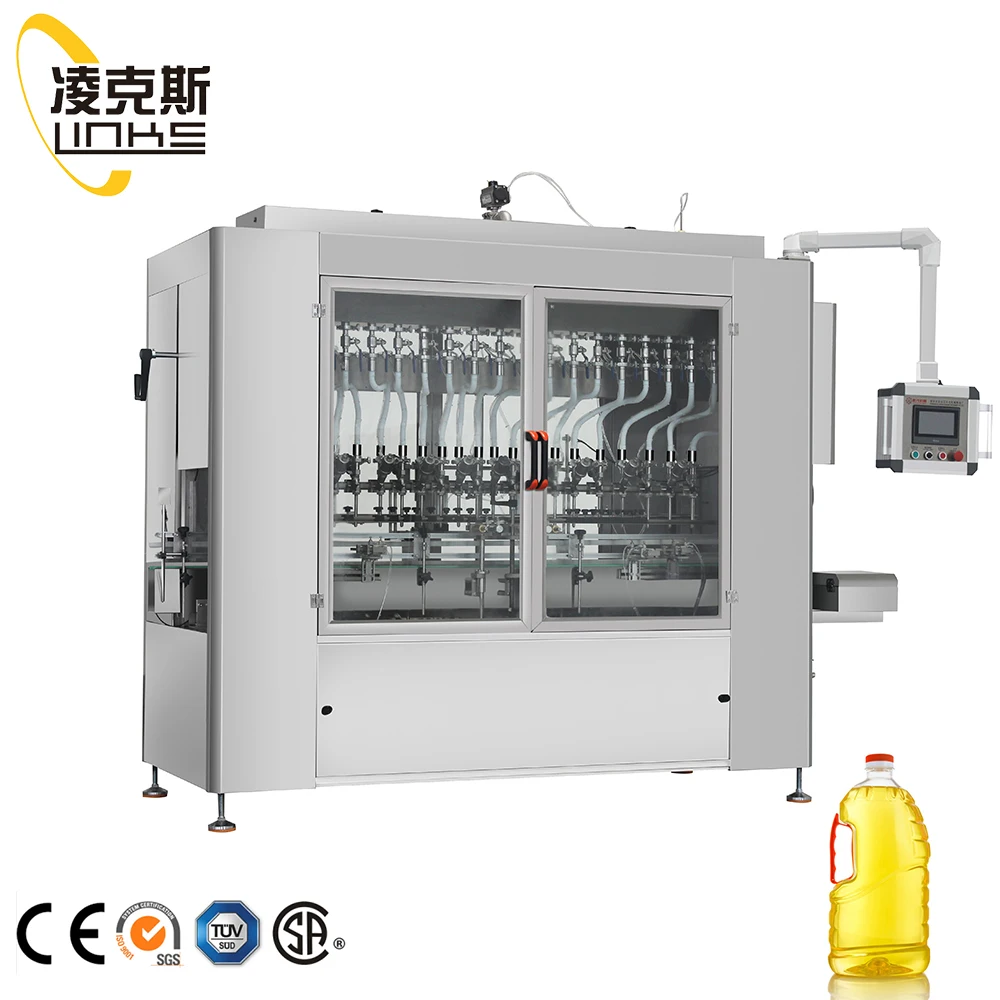 Automatic Edible Oil Filling Machine Large Bottle Filler Packaging Equipment
