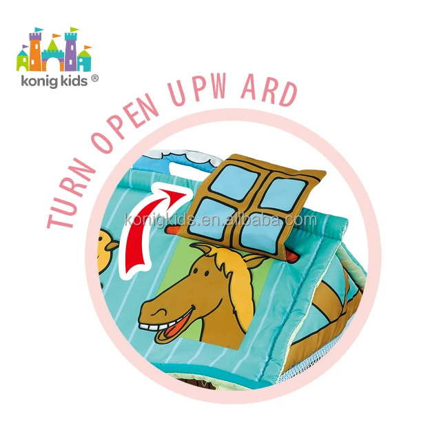 Konig Kids Popular Color Box Baby Play Mat Little House Playgym And