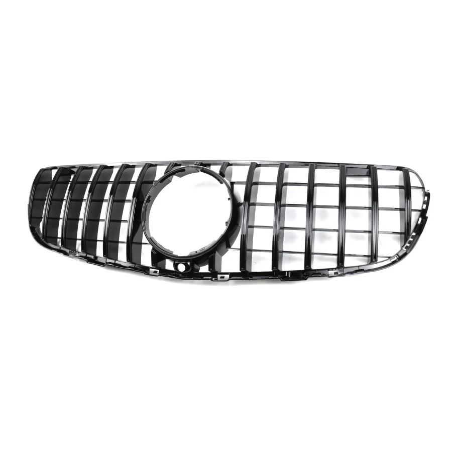 product tiypeor front bumper grille for mercedes benz glc class w253 2020  car silvery mesh grill front body kits-10