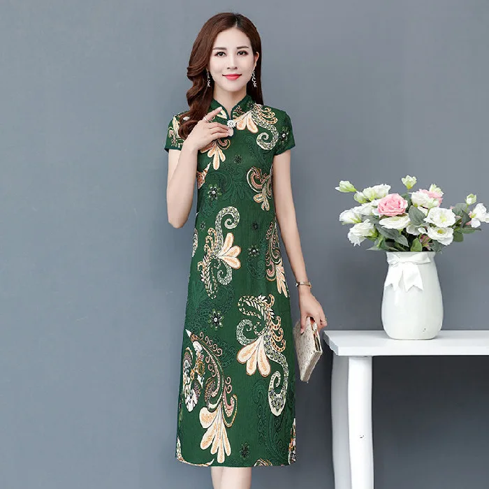 Asian style best sale dresses plus size