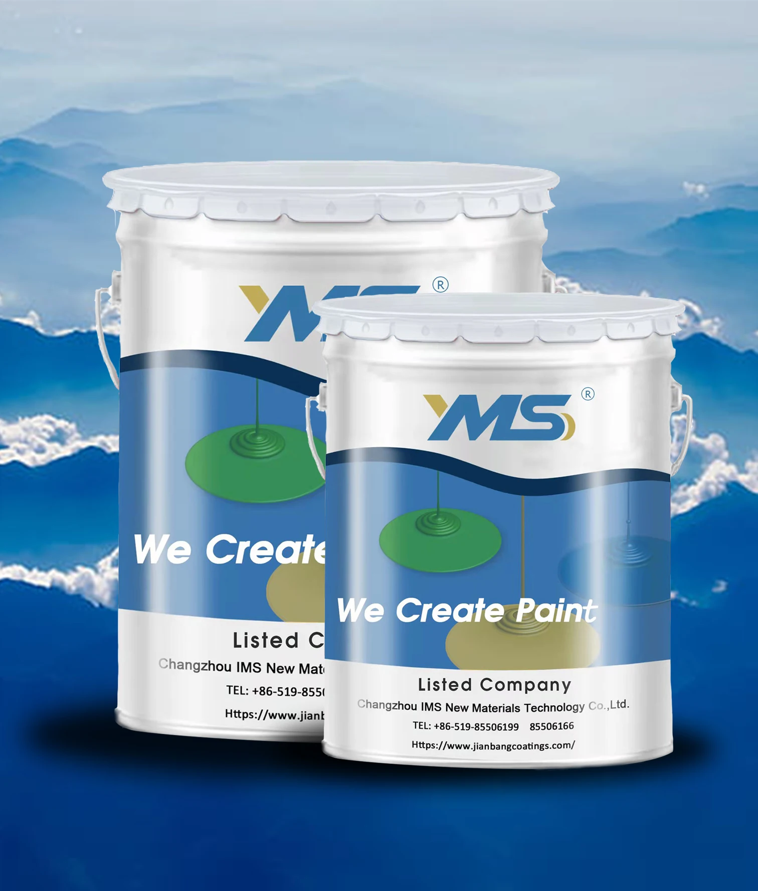 YMS Free Sample Epoxy Resin Floor Coating OEM OED Self-Leveling for Concrete Workshop Garage Garden Surface for Brush