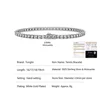2mm Moissanite Bracelet + GRA Certificate