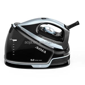 AOJA 2200W High-Power Ceramic Press Iron | 2L Large Detachable Tank 35-40g/min Steam Anti-Calc 1-Year Warranty