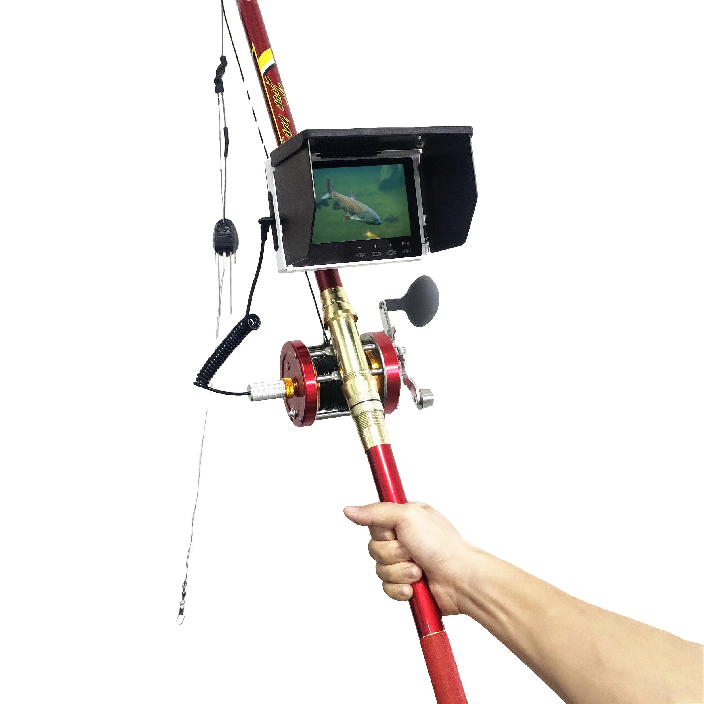 High-Definition Underwater Camera Fishing Rod With