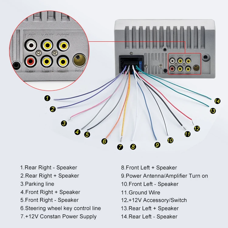 7010B 7 inch Dual Din Car Stereo Auto radio Head Unit Car Audio MP5 Multimedia Player car mp5 player