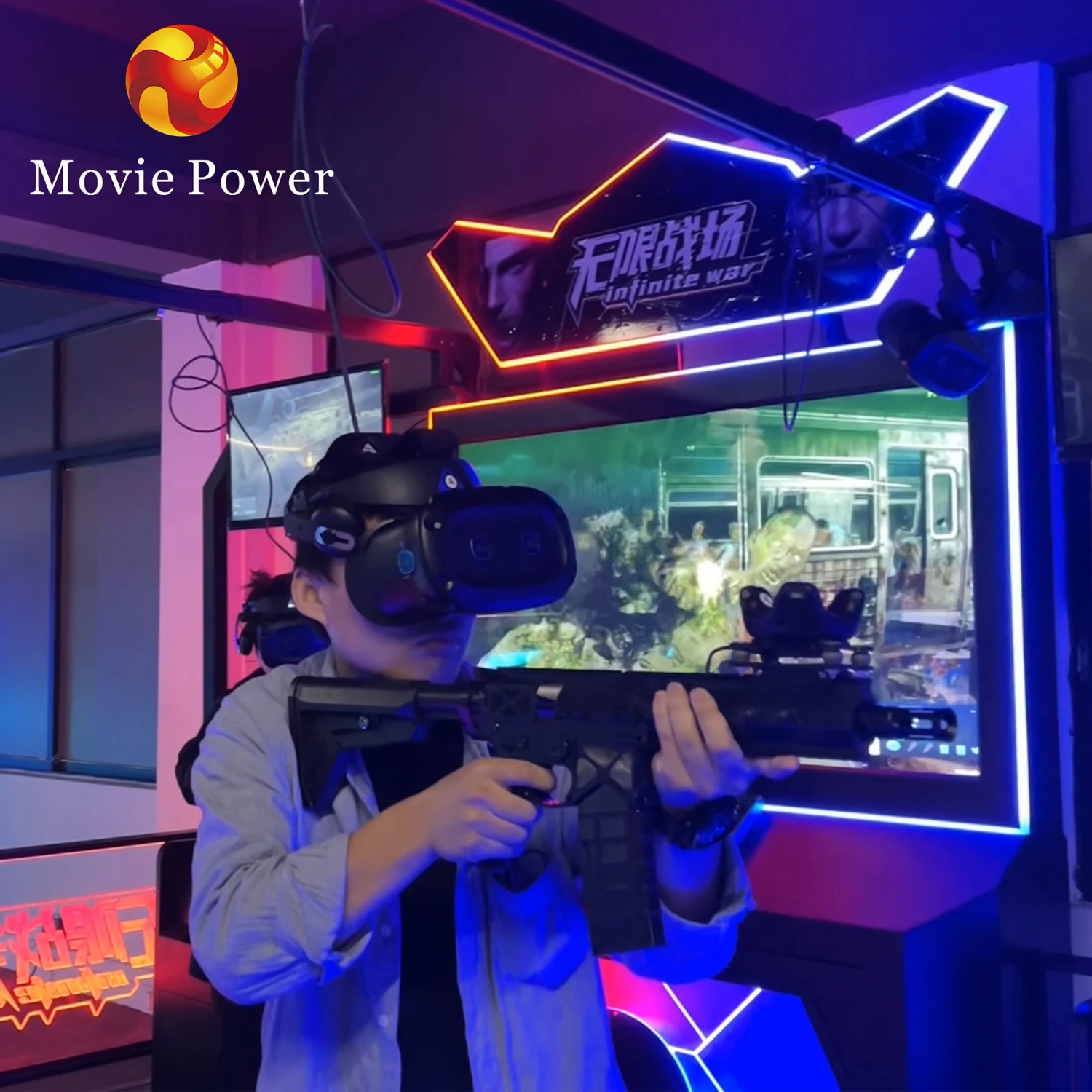 Vr Theme Park Multiplayer Virtual Reality Game Gun Games Vr Shooting Simulator Vr Shooting Game