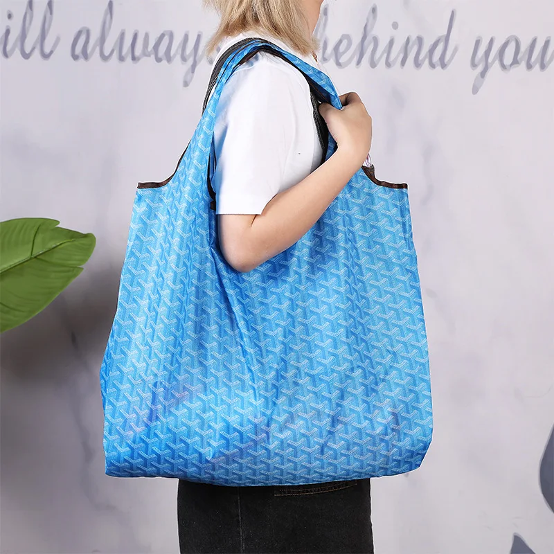 XIANGHUI Polyester Large Folding Custom Made Organic Shopping Environmental Protection Bags