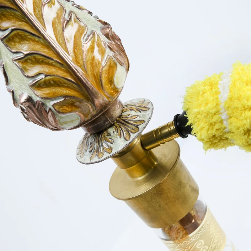 Custom Factory Golden River Beautiful Shesha Cheap 105CM Electronic Portable Hookah