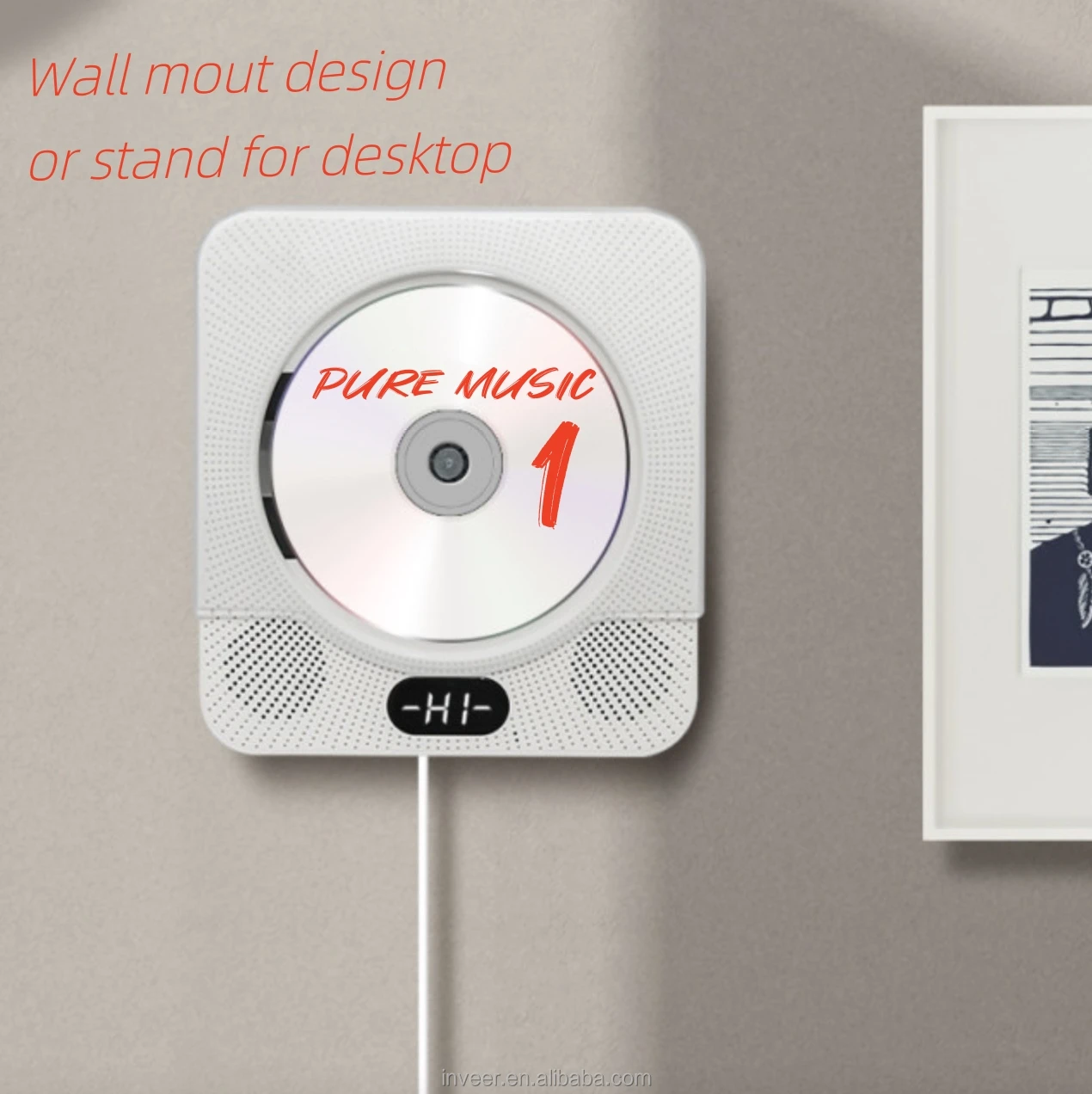 Timer Dvd Inveer New Transparent Design, FM Radio, Clock&timer, Blue Tooth ...