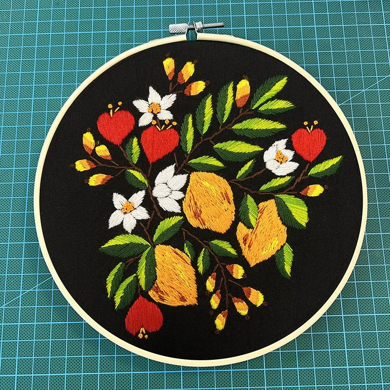 Лидер продаж, Модный Набор для вышивки ручной работы с цветами и растениями, Набор для вышивки крестиком