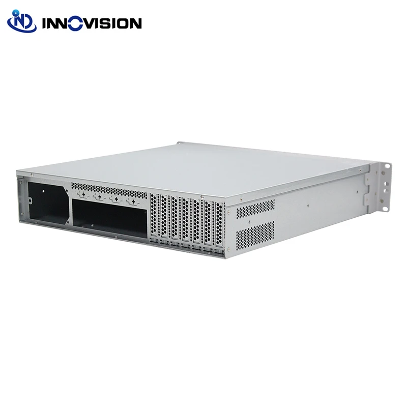 2u Rack Front Panel Design Lockable Front Panel 2U Rackmount Industrial Computer Chassis L=450mm ...