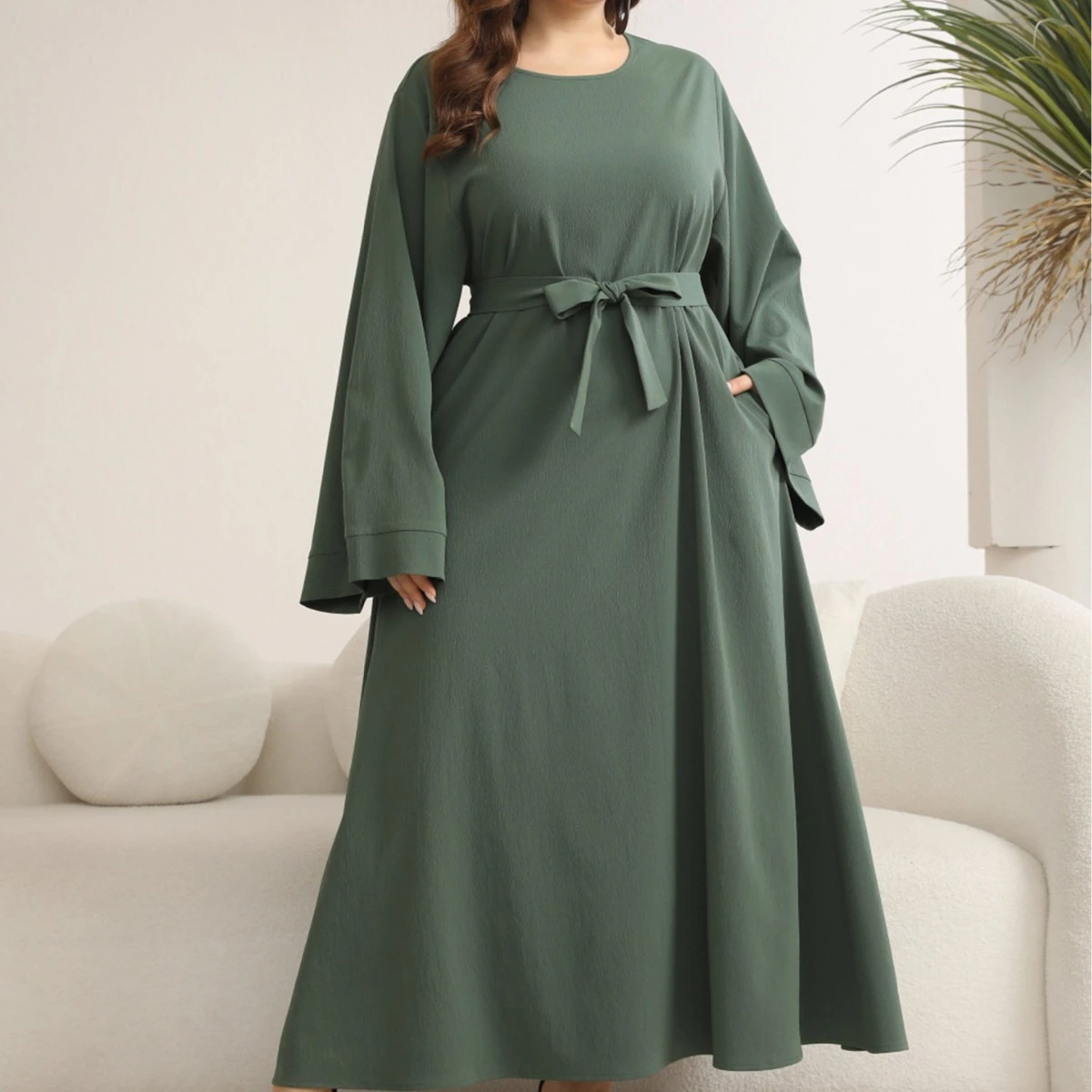 Wholesale 2024 Dubai Abaya Women Islamic Clothing Middle East Week Long