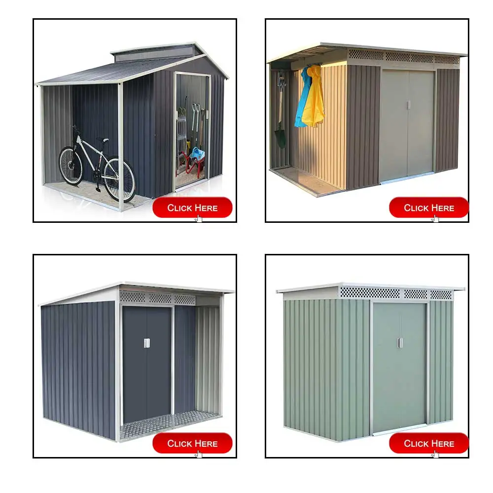 Shed Garden Green Classic Storage Metal Garden Sheds For Sale - Buy ...