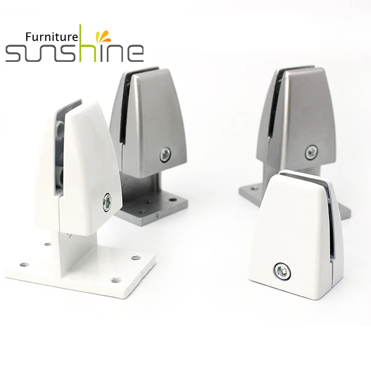 High Quality Office Table Partition Clamp Decorative Support Holding Clamp Aluminium Desk Screen Clip