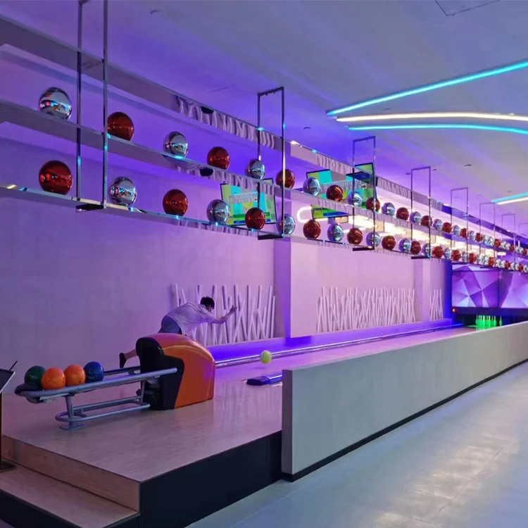 CE Certified USBC Approved  Latest Bowling Alley Equipment String Ten Pin Setter Machine Synthetic lane Ball Return scoring