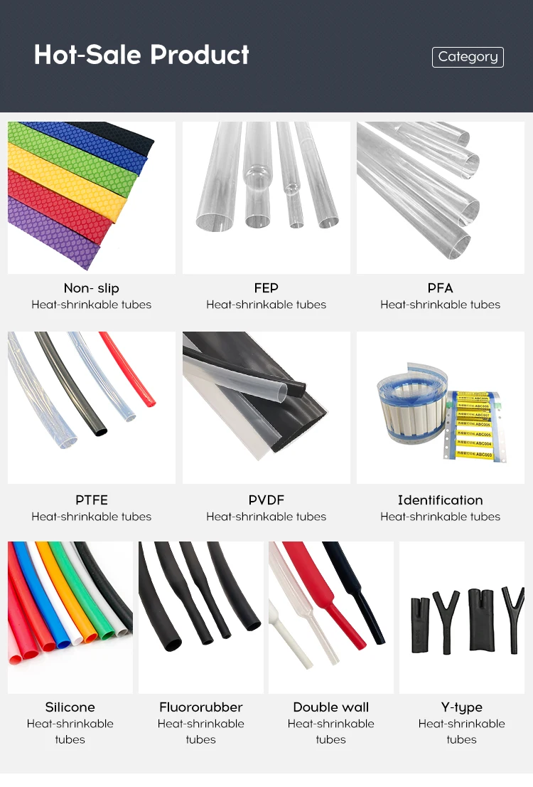 Heat Shrink Silicone Rubber Tubing Corrosion Resistance Electrical