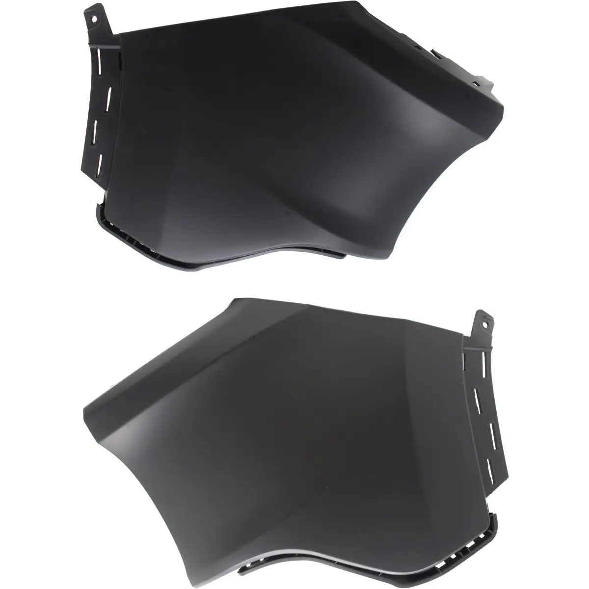 For Jeep 2016  Cherokee Rear Driver and Passenger Side Upper Bumper Covers Primed For Models without Advanced Park Assist System