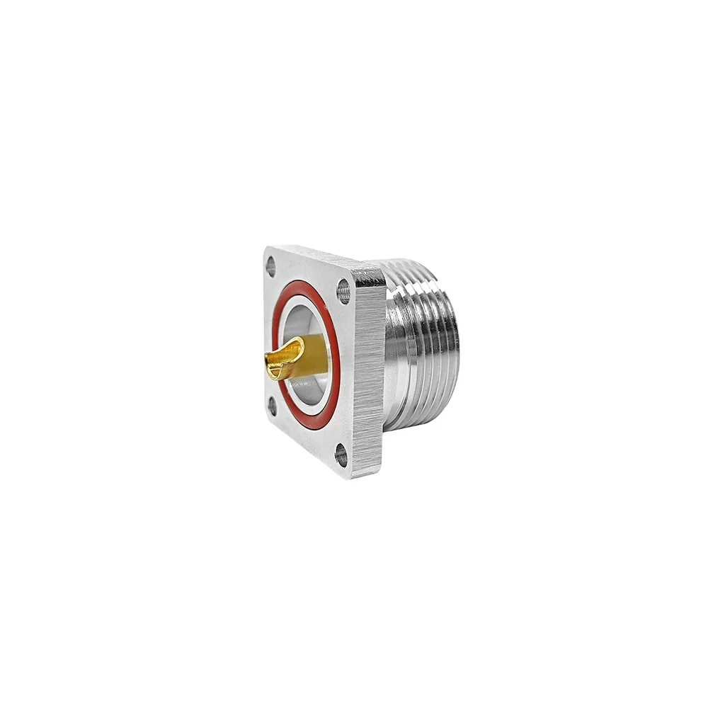 RF Connector 4 Hole Panel Mount Flange Adapter L29 7/16 DIN Female Jack  Adapter