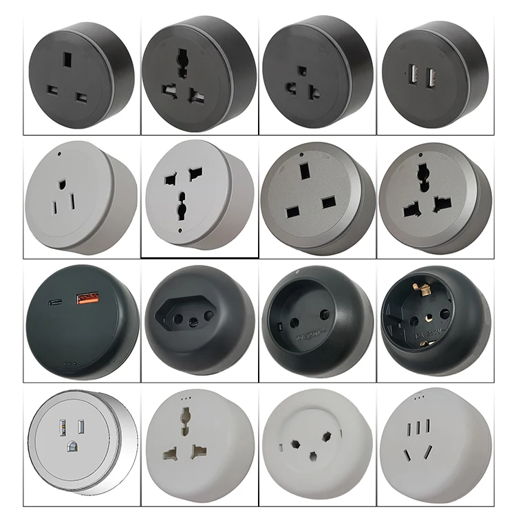Moveable Track Socket With 2 Usb Socket for Train
