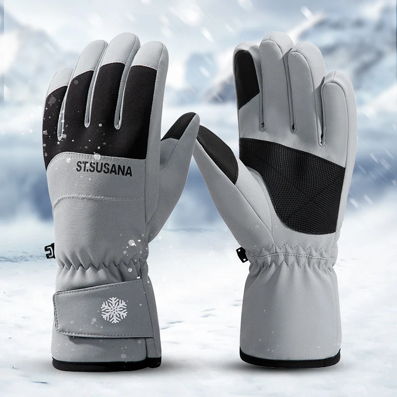 long cuff ski gloves