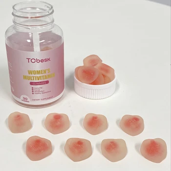 OEM/ODM Customized Label Factory Supply Women Multivitamin Gummies Rich in Vitamins A, C, D, E, B and Vitamin B12 for Metabolism