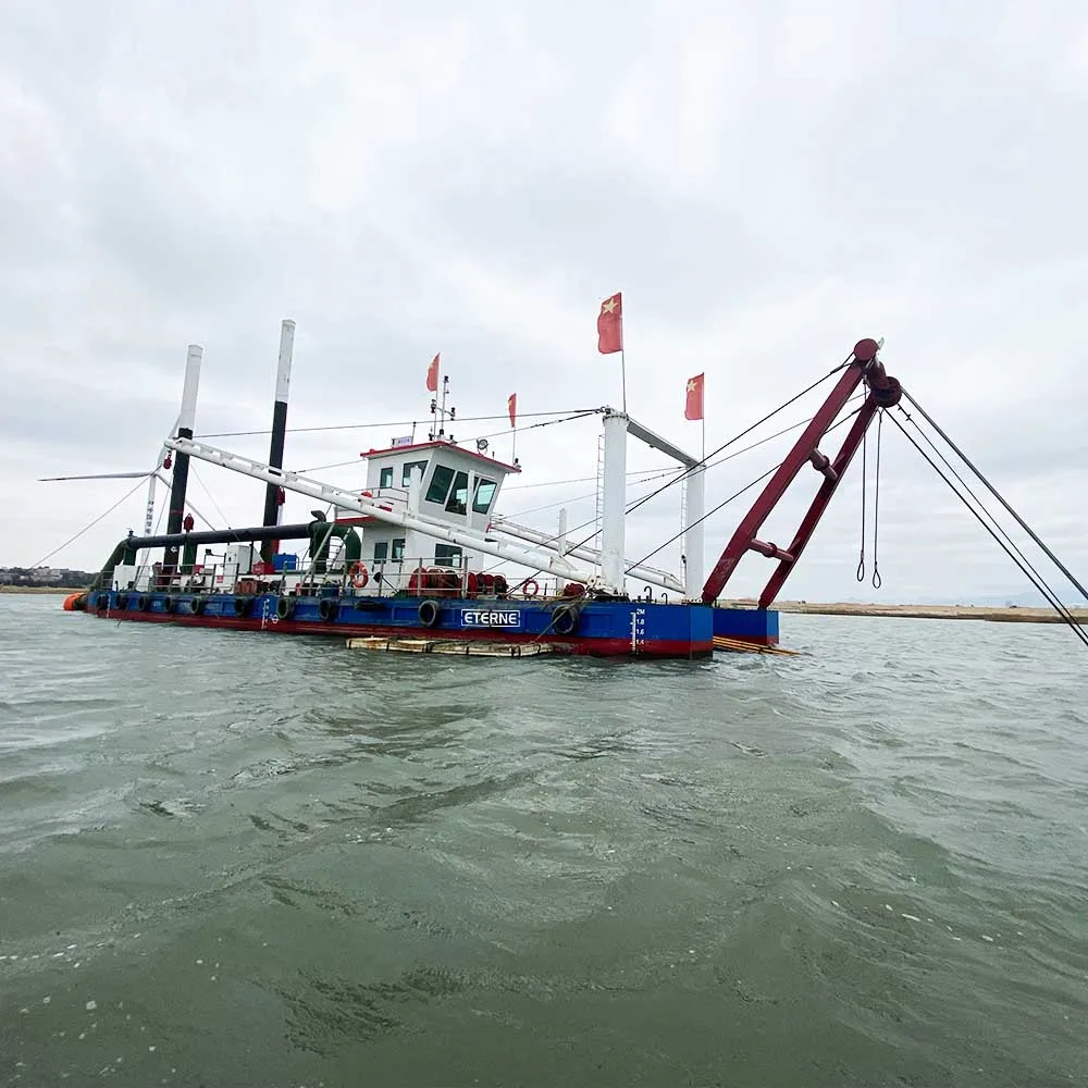 Motor Engine-Sand Pump Hopper Trailing Suction Hopper Bucket Backhoe Suction Cutter Dredger Machine River Ship Vessel Boat