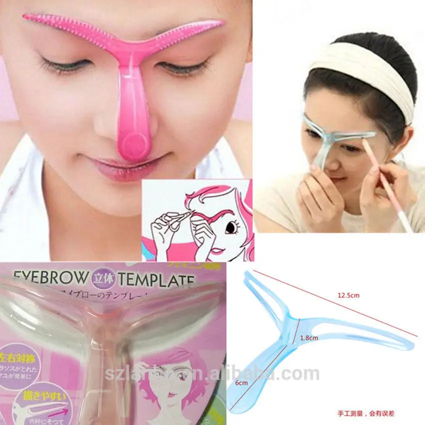 Бровей Триммер для стрижки животных (Австралия) и BU (Трафарет Комплект шаблон макияж формирование формирователь инструмент