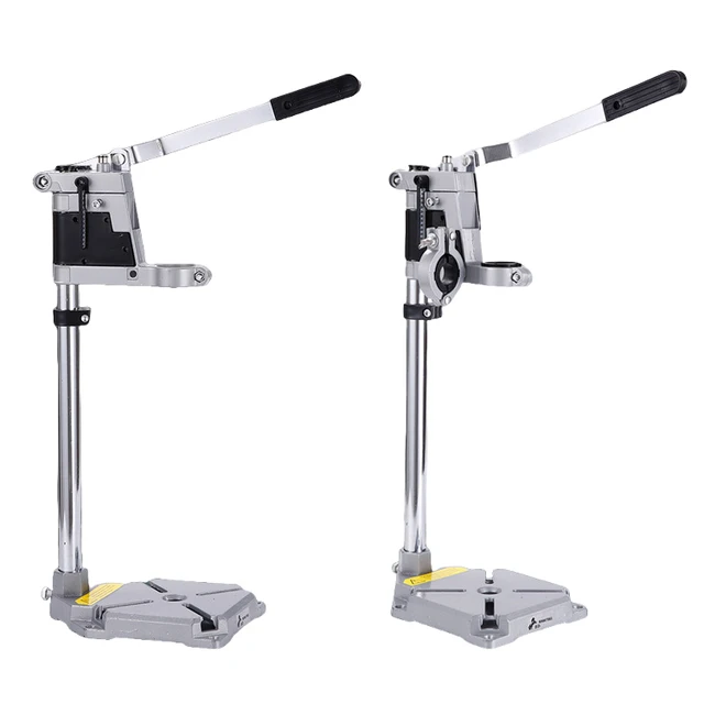 Adjustable Mini Electric Drill Stand Holding Holder Single/Double Head Multifunctional Bracket Hand Drill Stand Cast Iron Base