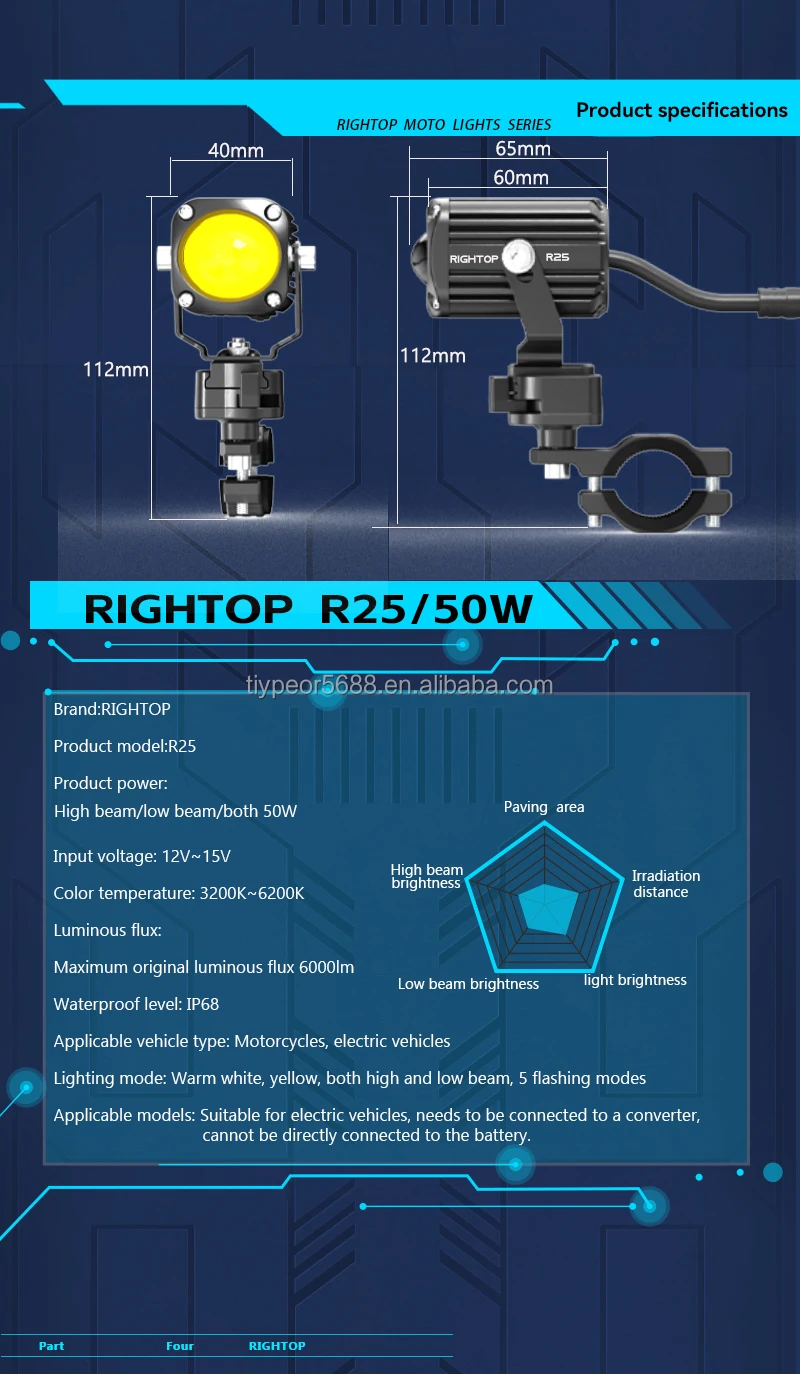 lo beam auxiliary driving headlight-10