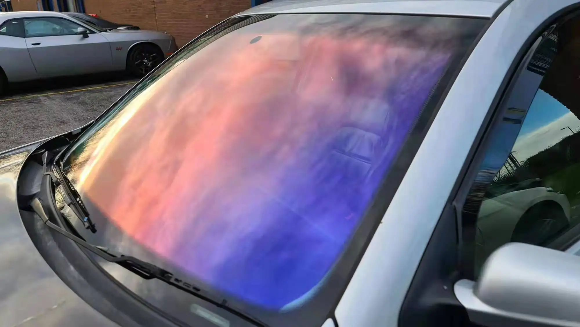 High Thermal Performance 85 Blue Color Changed Ultra Clear Vision Car