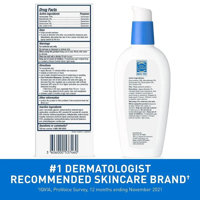 CeraVe Creme hidratante-para-espuma Limpador hidratante Removedor de maquiagem e lavagem facial com ácido hialurônico