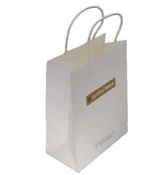 Factory customized printing  recycled handbag carrier paper bag shopping gift paper bag