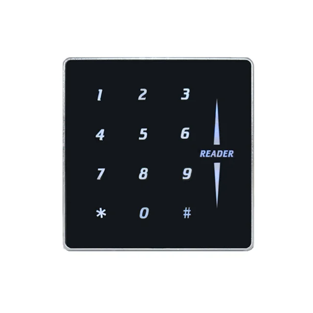 2024 new design RFID Keypad Wiegand Card Reader RFID 125khz Wiegand Reader access control door lock system