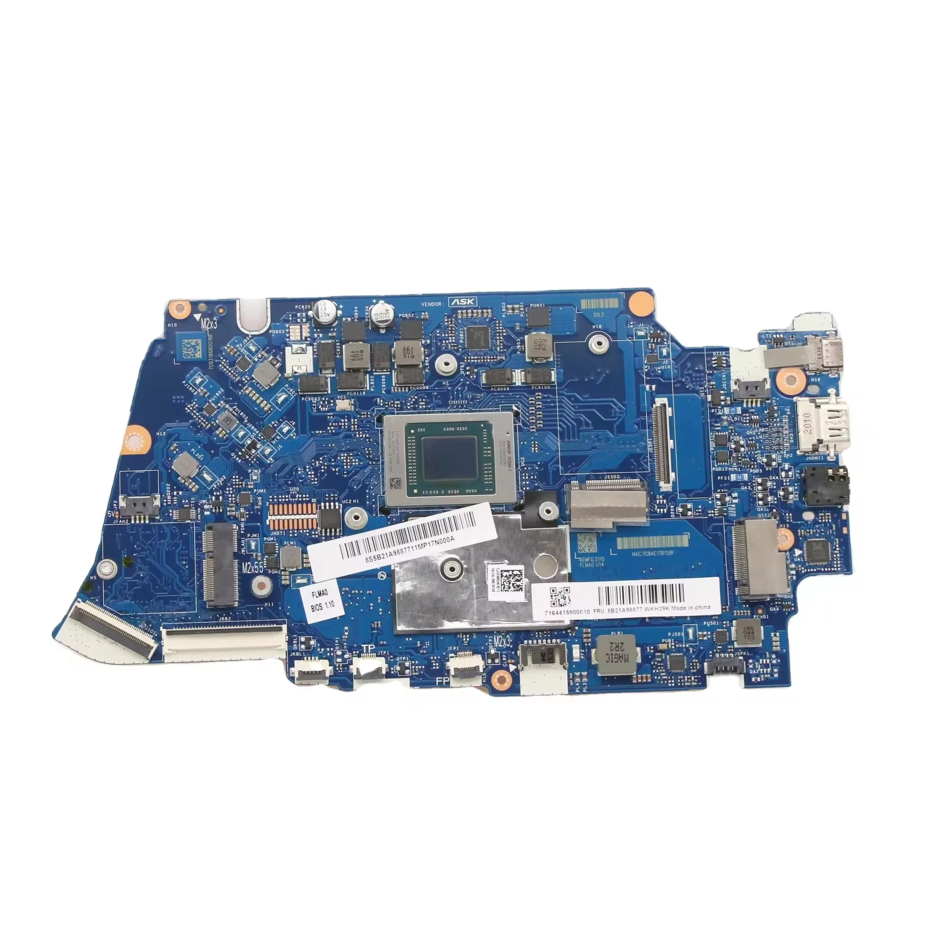 Lenovo ideapad 5-14ALC05 5-14ARE05ラップトップマザーボードLA-J701P 
