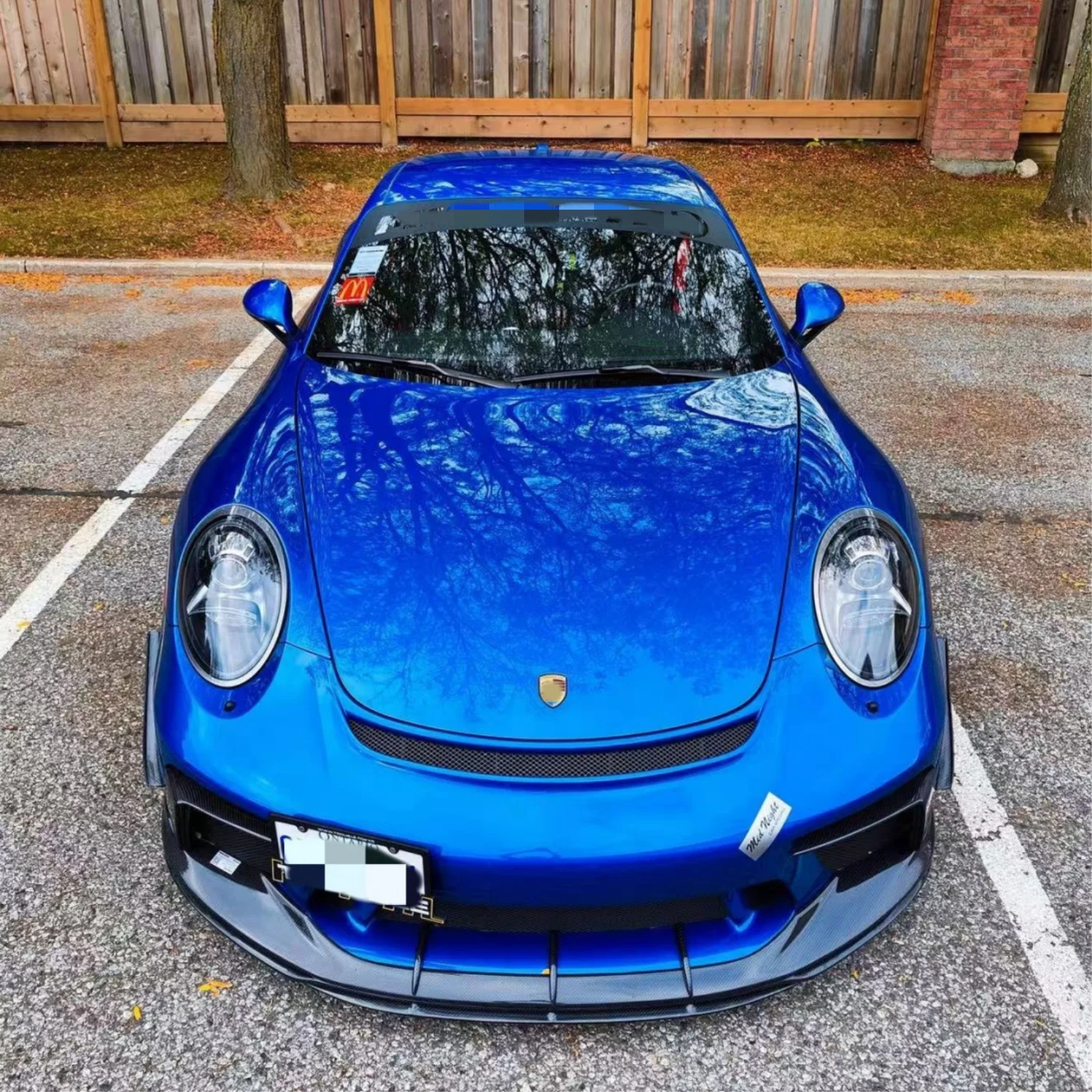 High-Quality Front Lip Diffuser & Side Skirt Spoiler for Porsche