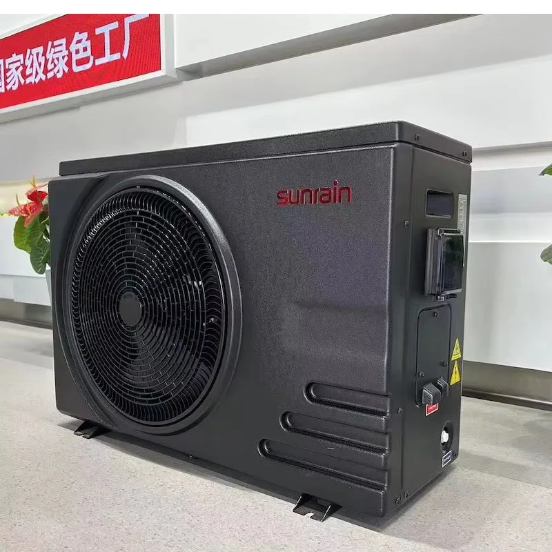 Sunrain Factory Prices Europe Popular DC Inverter R32 Swimming Pool Heat Pump Water Heaters Air Source Heat Pump 7kw~ 35kw