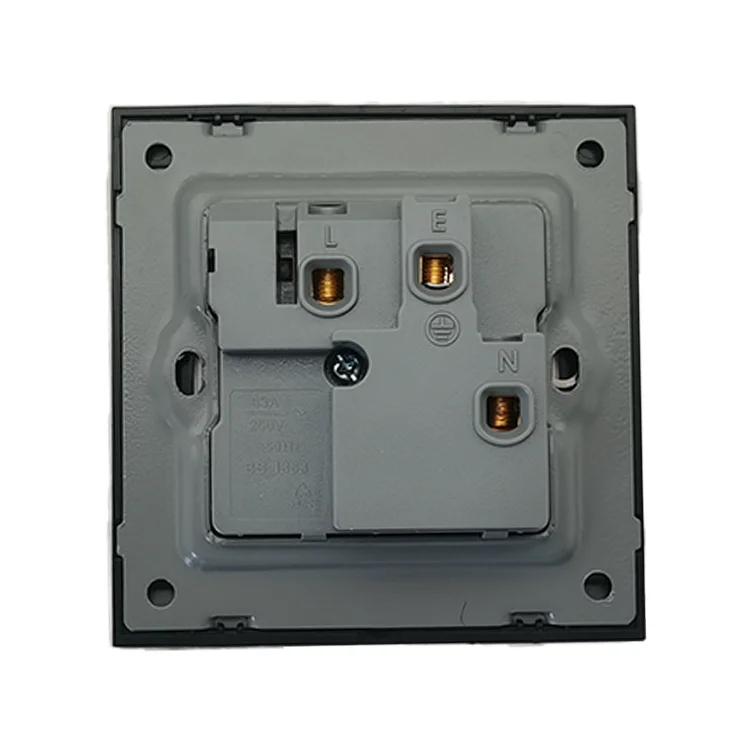 UK Standard Multi 15A/16A With Neon 1Gang Wall Switches Socket Power Electrical Gold Brush Meteor Rain Series Wall Switches