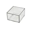 Cajas de almacenamiento de escritorio transparentes (tamaño grande) 50 por caja