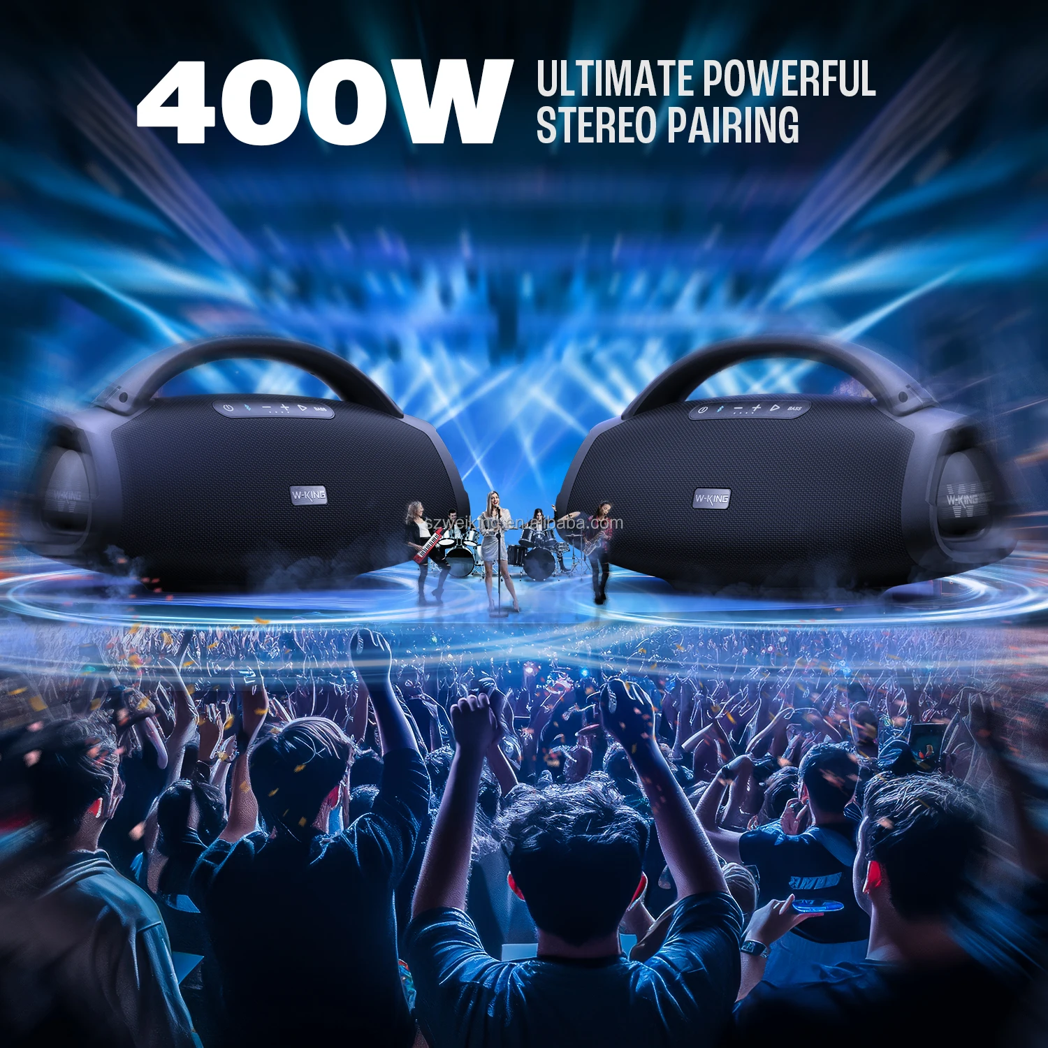 W-KING X20 - Powerful 200W RMS Bluetooth Speaker with IPX7 Waterproof