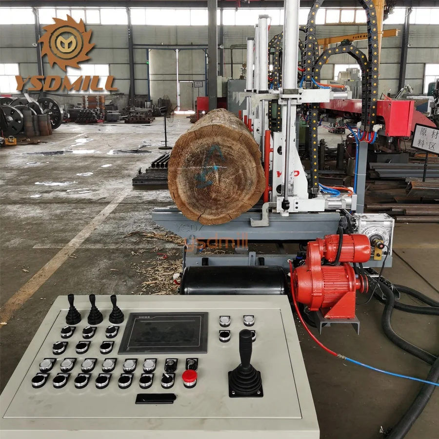 MJ3210 Wood Cutting Automatic Vertical Band Sawmill with Log Sawmill Carriage for Sale