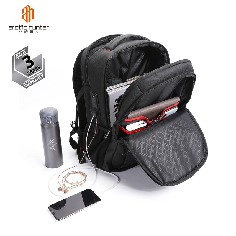 Arctic Hunter Anti Theft Backpack Large Capacity Waterproof